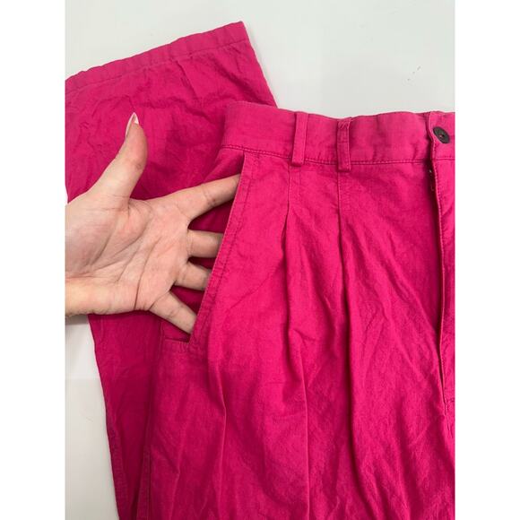 Tamaridge Womens Dress Pants Size 6 Pink Pleated High Waisted Trousers Vintage - Picture 2 of 11